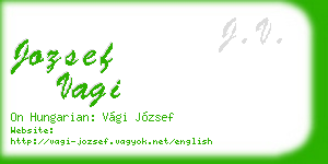 jozsef vagi business card