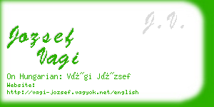 jozsef vagi business card